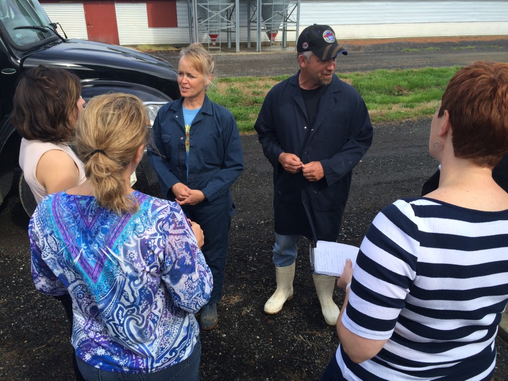 Chicken farmers Terri Wolf-King & Jeff King answer questions on their farm